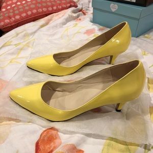 Brand new never worn patent leather heels